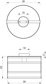 Plafondlamp Lavinia, gouden ringen, 1-lamp zwart, goud