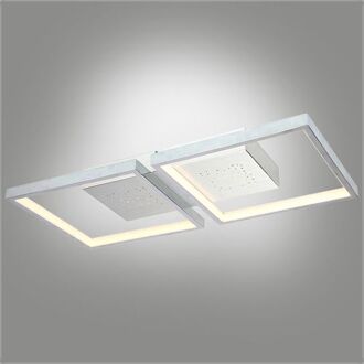 plafondlamp LED Pix zilver 2x14W