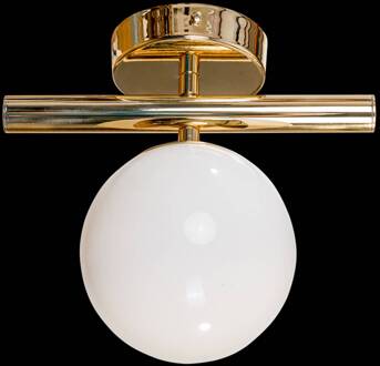 Plafondlamp Linea, goud, 1-lamp goud, wit