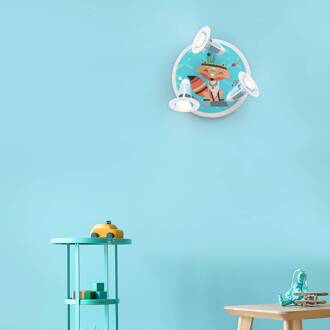 Plafondlamp Little Indians, Vos Filip, turquoise turquoise, beige