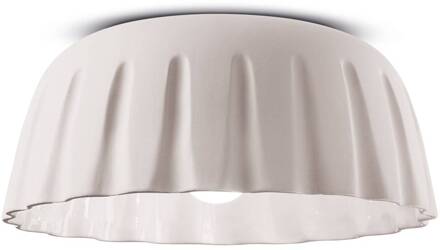 Plafondlamp Madame Gres keramiek, hoogte 17 cm, wit