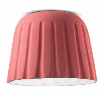 Plafondlamp Madame Gres keramiek hoogte 29 cm, roze