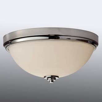 Plafondlamp Malibu voor badkamers chroom, wit