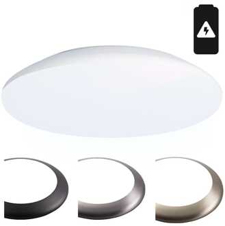 Plafondlamp met accu 25 Watt 6500K IP65 Wit