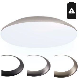 Plafondlamp met accu 25 Watt 6500K IP65 Wit