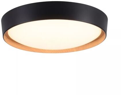 Plafondlamp Milia Zwart Ø 40cm incl. Dimmer