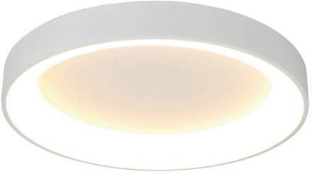 Plafondlamp Niseko II, CCT, afstandsbediening, Ø 38 cm, wit