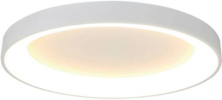 Plafondlamp Niseko II, CCT, afstandsbediening, Ø 78 cm, wit