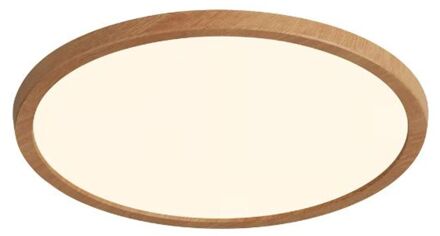 Plafondlamp Oja Hout Dimbaar Warm Wit ⌀29cm 17w