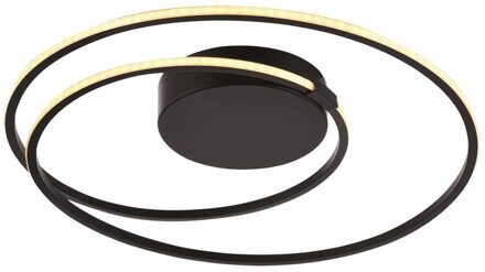 Plafondlamp Ophelia Mat Zwart 45cm