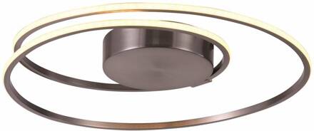 Plafondlamp Ophelia RVS 45cm Zilver