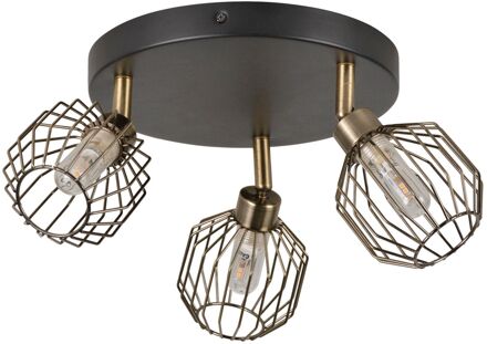 Plafondlamp Orin Zwart 3xg9