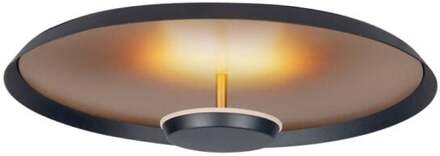 Plafondlamp Oro Ø 25,5 cm mat goud-zwart