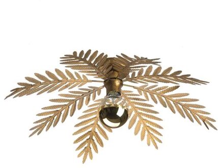 Plafondlamp Palm 8 bladen Ø 65 cm goud bruin