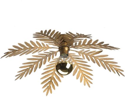 Plafondlamp Palm 8 bladen Ø 65 cm goud bruin