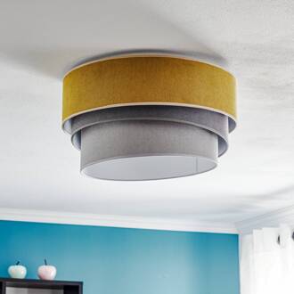 Plafondlamp Pastel Trio Ø 45 cm mosterd/grijs/lichtgrijs mosterd, grijs, lichtgrijs, wit