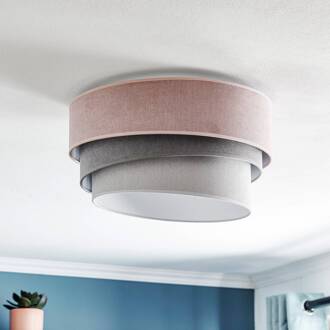 Plafondlamp Pastel Trio Ø 45 cm roze/grijs/lichtgrijs roze, grijs, lichtgrijs, wit