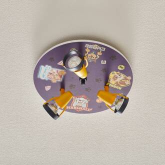 Plafondlamp Paw Patrol met drie spots multicolour