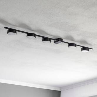 Plafondlamp Pills V, zwart, 5-lamps