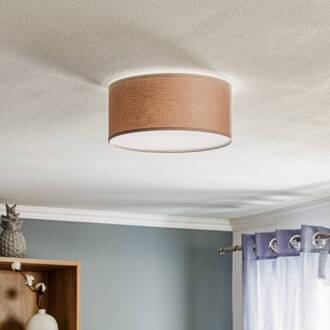 Plafondlamp Rondo, cappuccino, Ø 30 cm