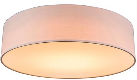 Plafondlamp roze 40 cm incl. LED - Drum LED
