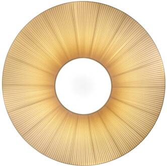plafondlamp Siam 120, hoogte 61 cm, nikkel/crèmekleurig nikkel, crème