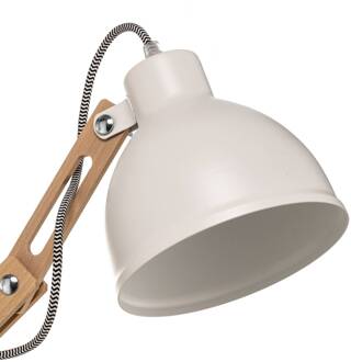 Plafondlamp Skansen 3-lamps instelbaar, wit wit, licht hout