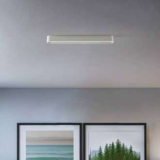 Plafondlamp Soft, 63 x 6 cm, wit, aluminium, G13