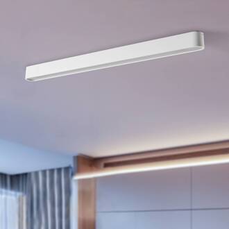 Plafondlamp Soft, 95 x 6 cm, wit, aluminium, G13