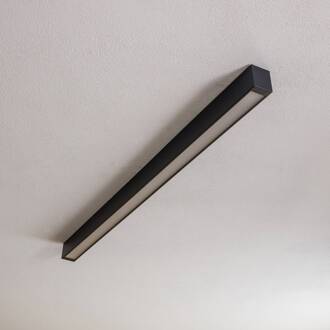 Plafondlamp Straight grafiet 122 cm