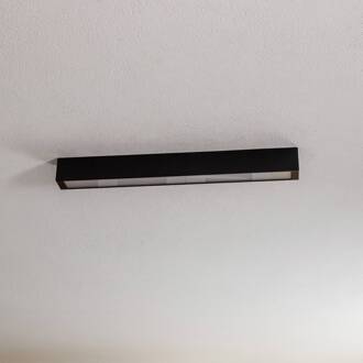 Plafondlamp Straight zwart 62 cm