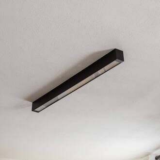 Plafondlamp Straight zwart 92 cm