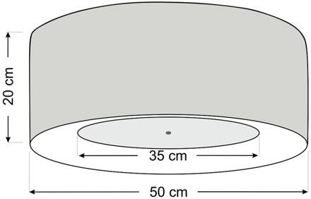 Plafondlamp Susan, wit/beige/goud wit, beige, goud