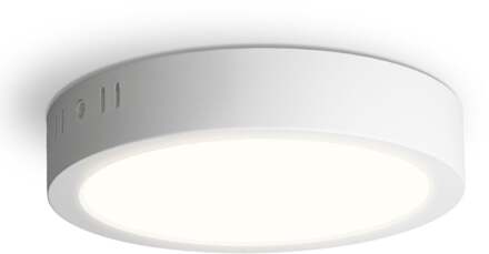 Plafondlamp Timmy - Rond - 18 Watt 1800 Lumen - Wit - 4000K neutraal wit - Plafonniere - 204mm - compact design