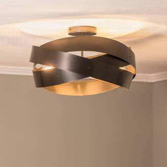 plafondlamp Tornado, antraciet, Ø 50 cm