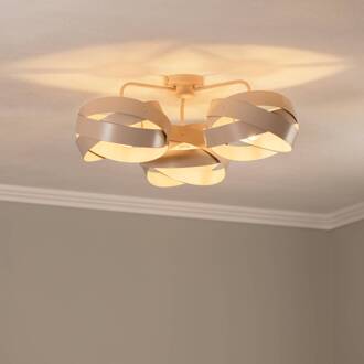 plafondlamp Tornado, beige, 3-lamps