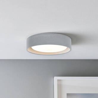 Plafondlamp Uno, grijs, beton, Ø 27 cm, GX53 betongrijs