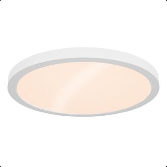 Plafondlamp Wit - Plafonniere - Led - Extra Dun - Warm Wit Licht - Slaapkamer - Badkamer - Woonkamer - 23cm