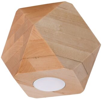 Plafondlamp Woody hout Bruin