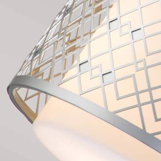 Plafondlamp Ziggy Medium, zilver zilver, wit