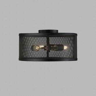 Plafondlamp - zwart gaas wire -   Ø 45cm