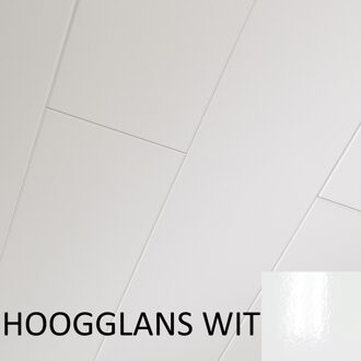 Plafondpanelen MDF Sanimex Hoogglans Wit 260 cm x 38,5 cm x 1,2 cm (Doosinhoud: 2,08 m2)