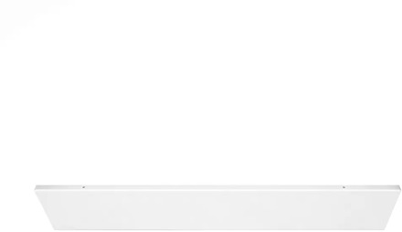 Plafondplaat 140 x 25 cm - zonder gaten - wit