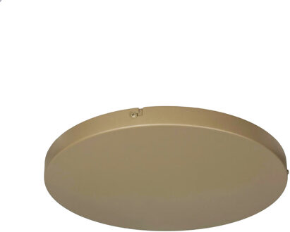 Plafondplaat Ø 35 cm zonder gaten beige