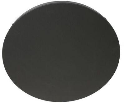 Plafondplaat Ø 50 cm - zonder gaten - zwart