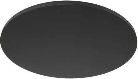 Plafondplaat Ø 70 cm - zonder gaten - zwart