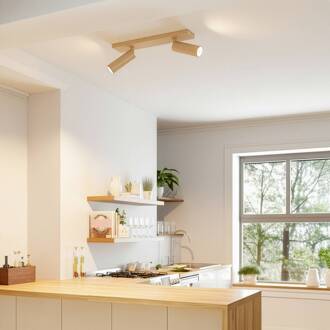 plafondspot Brinja Slim, bruin, 2-lamps, GU10 MR11 Pantone® IJskoffie