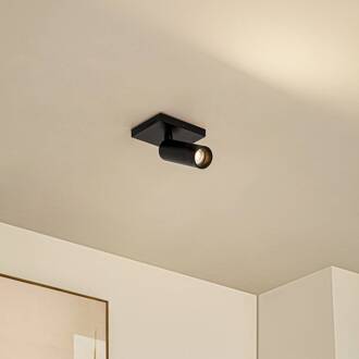 plafondspot Brinja Slim, zwart, 1-lamp GU10 MR11