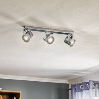 Plafondspot Canico, 3-lamps, chroom