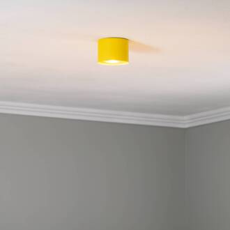 Plafondspot Chloe vast, geel